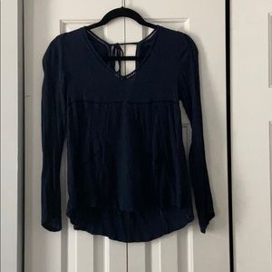 Navy Blue Detail Shirt